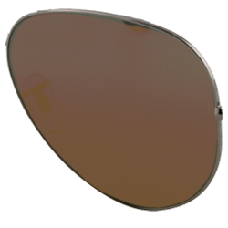 solbriller med brune glas