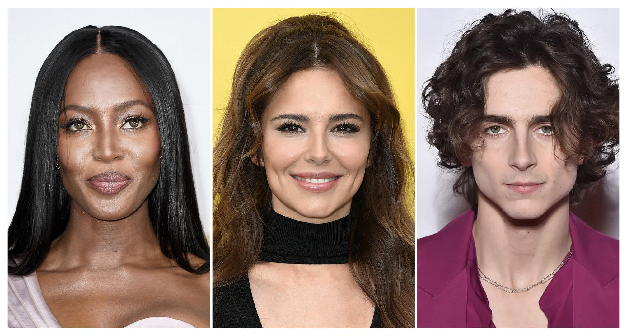 Naomi Campbell, Cheryl Cole, Timothée Chalamet