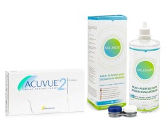 Acuvue 2 (6 linser) + Solunate Multi-Purpose 400 ml med etui