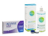 Acuvue Vita (6 linser) + Solunate Ⓢ Multi-Purpose 400 ml med etui 49978