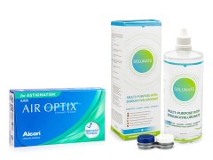 Air Optix for Astigmatism (3 linser) + Solunate Multi-Purpose 400 ml med etui