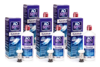 AOSEPT PLUS med Hydraglyde 5 x 360 ml med etuier