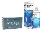 Biomedics 55 Evolution CooperVision (6 linser) + ReNu MultiPlus 360 ml med etui 1590
