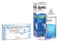 Acuvue Oasys (6 linser) + ReNu MultiPlus 360 ml med etui økonomipakke med rabat