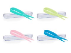 Farvepincetter med etui til kontaktlinser (bonus)