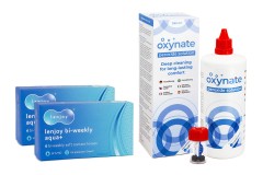 Lenjoy Bi-weekly Aqua+ (12 linser) + Oxynate Peroxide 380 ml med etui