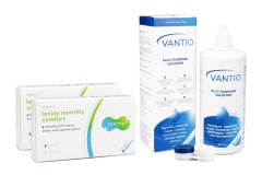 Lenjoy Monthly Comfort (12 linser) + Vantio Multi-Purpose 360 ml med etui