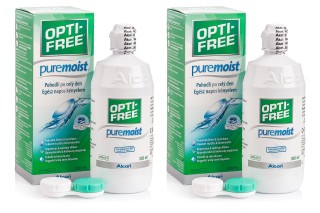 OPTI-FREE PureMoist 2 x 300 ml med etuier