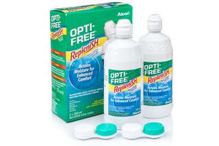 OPTI-FREE RepleniSH 2 x 300 ml med etuier