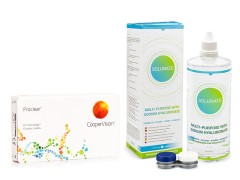 Proclear Compatibles Sphere CooperVision (6 linser) + Solunate Multi-Purpose 400 ml med etui
